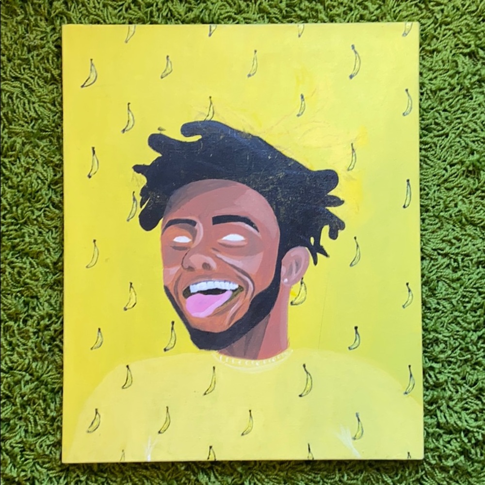 Amine’ Canvas painting